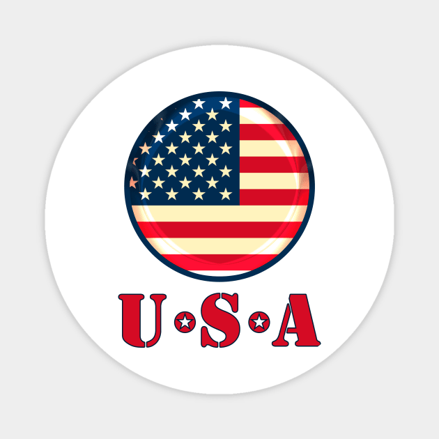 USA Magnet by Gaspar Avila